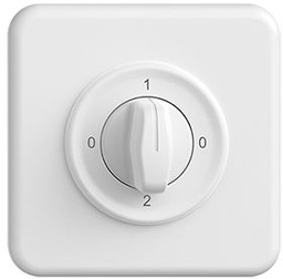 [547290100] UP-Drehschalter SDUE 2/1L ws
