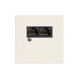 [877621000] Dose 2×RJ45/u 4P getr.Edue ws