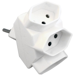 [672039012] Abzweigstecker 3×T13 ws