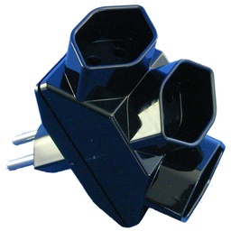 [672039112] Abzweigstecker 3×T13 sz
