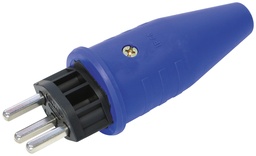[673604804] Gummistecker T23 16A bl
