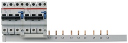 [809998012] Kammschiene 3L+N, L1,L2,L3+9mm