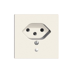 [677614000] Steckdose Edue T13 ws m.LED gn