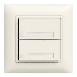 [325021000] UP-Taster KNX 2-fach Edue ws