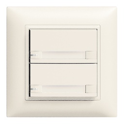 [325028000] UP-Taster KNX 2-fach Edue ws