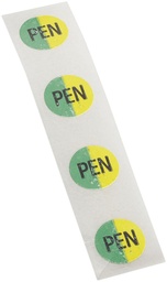 [818909596] Bezeichnungsschild Weber PEN,