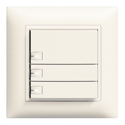 [325032000] UP-Taster KNX 3-fach Edue ws