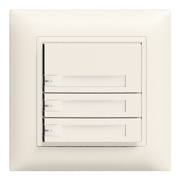 [325033000] UP-Taster KNX 3-fach Edue ws
