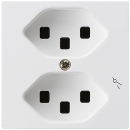 [657056003] Steckdose KAL 2×T23 1×S A ws