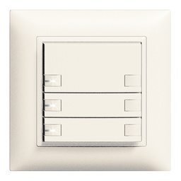 [325037000] UP-Taster KNX 3-fach Edue ws