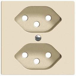 [378100010] Frontplatte Edue 2×T13 cre