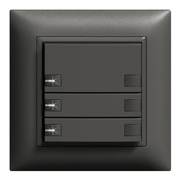 [325037950] UP-Taster KNX 3-fach Edue sz