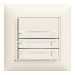 [325038000] UP-Taster KNX 3-fach Edue ws