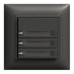 [325038950] UP-Taster KNX 3-fach Edue sz