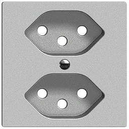 [378100840] Frontplatte Edue 2×T13 si
