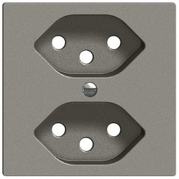 [378101040] Frontplatte Edue 2×T13 dgu