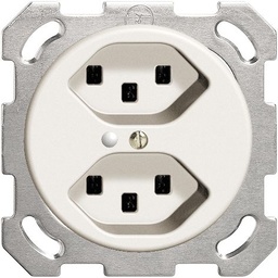 [723354000] UP-Steckdose 2×T23 16A ws FH