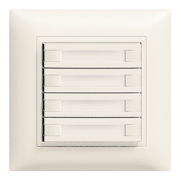 [325046000] UP-Taster KNX 4-fach Edue ws