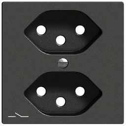 [378102950] Frontplatte Edue 2×T13 1×S sz