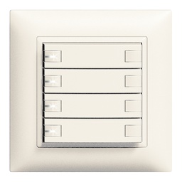 [325047000] UP-Taster KNX 4-fach Edue ws