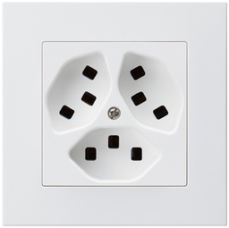 [657370408] UP-Steckdose KPR 3×T23 C ws