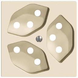 [378106010] Frontplatte Edue 3×T13 cre