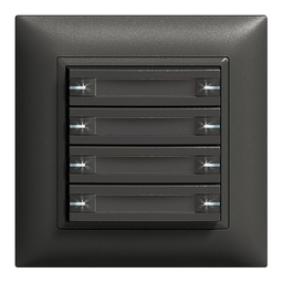 [325083950] UP-Taster KNX 8-fach Edue sz