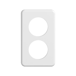 [374021100] Abdeckplatte SDUE 2×1 ws