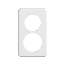 [374021200] Abdeckplatte SDUE 2×1 ws