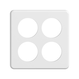 [374022100] Abdeckplatte SDUE 2×2 ws
