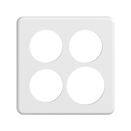 [374022200] Abdeckplatte SDUE 2×2 ws