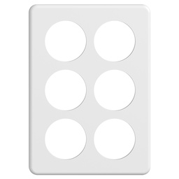 [374032100] Abdeckplatte SDUE 3×2 ws