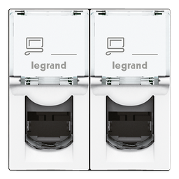 [877641001] EB-Dose MOS UTP 2×RJ45 ws